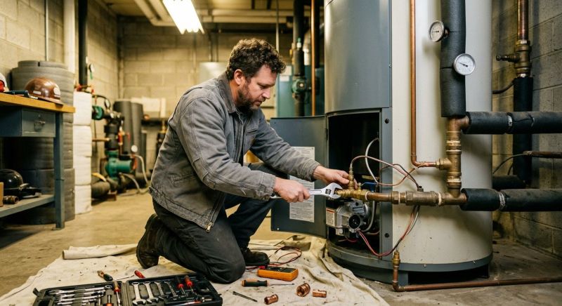 Commercial Water Heater Repair project example